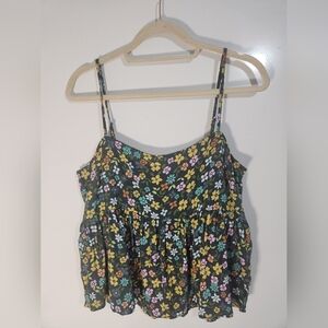 O'Neill Floral Women's Top, Size Large